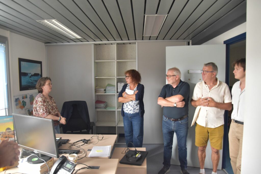 Les nouveaux élus du Comité Syndical ont visité les locaux du SDE22 le 4 septembre